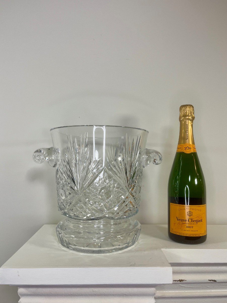 Crystal Champagne Bucket, 20th Century