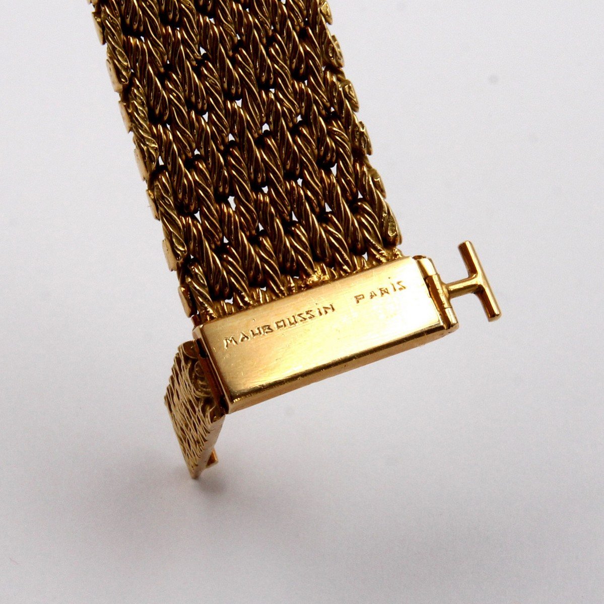 Mauboussin - Yellow Gold Ribbon Bracelet-photo-3