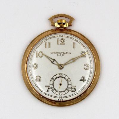 Lip Yellow Gold Pocket Watch