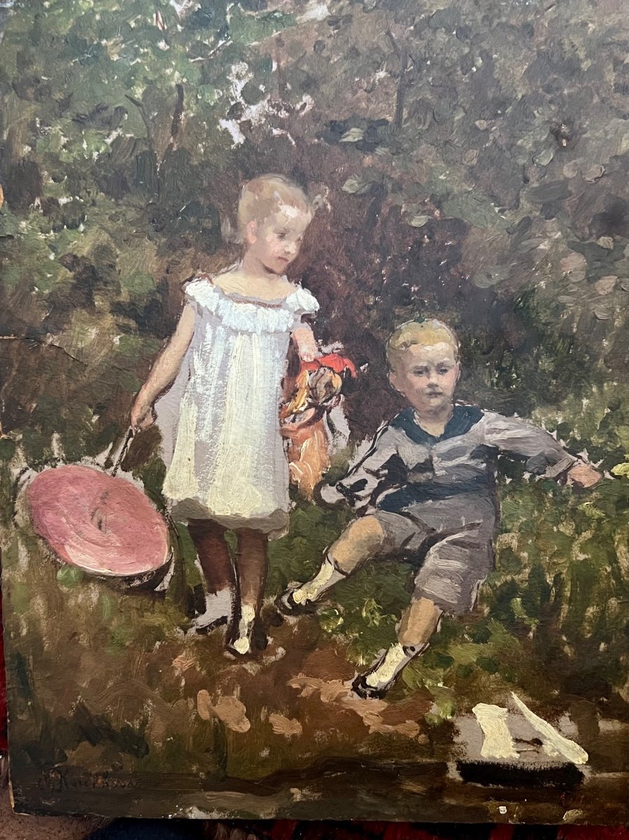 Young Children, Van Den Kerckhove, C.1860