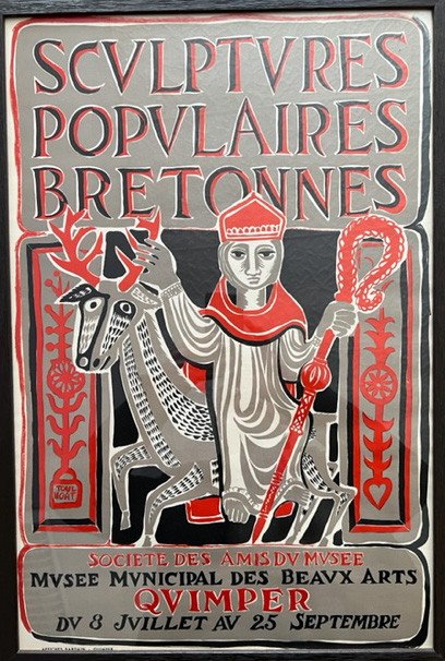 Pierre TOULHOAT, rare affiche de 1952