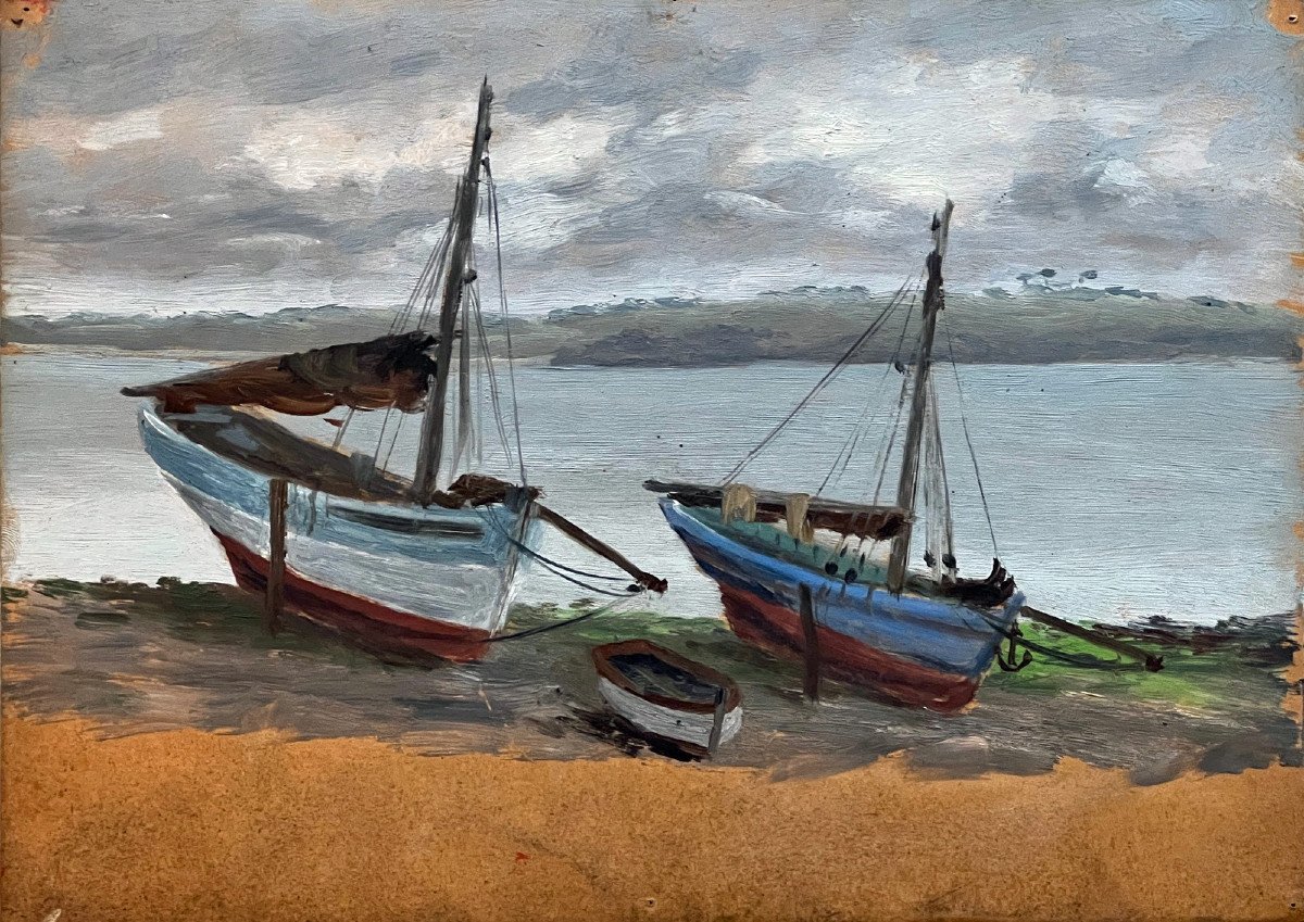 Breton School, Boats In Douarnenez