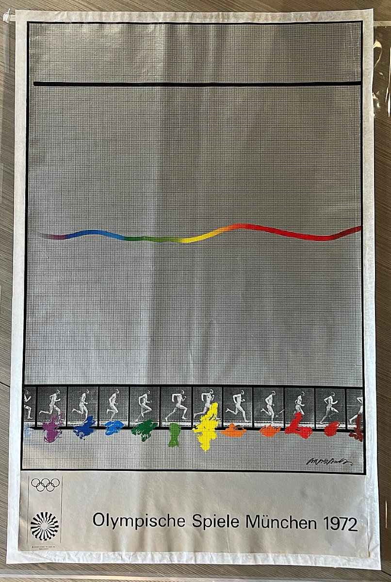 Affiche Jeux Olympiques, Munchen, 1972