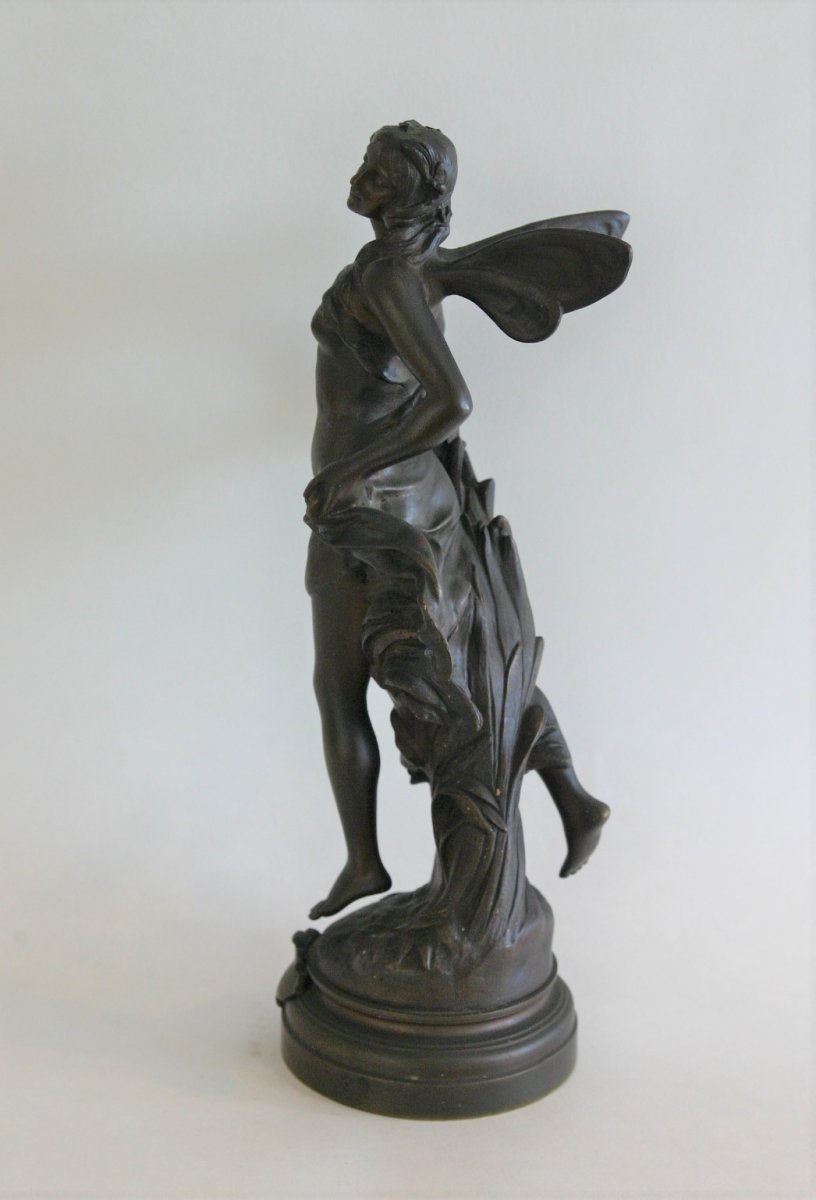 Ondine, bronze de Adrien Etienne Gaudez, XIXème siècle-photo-2
