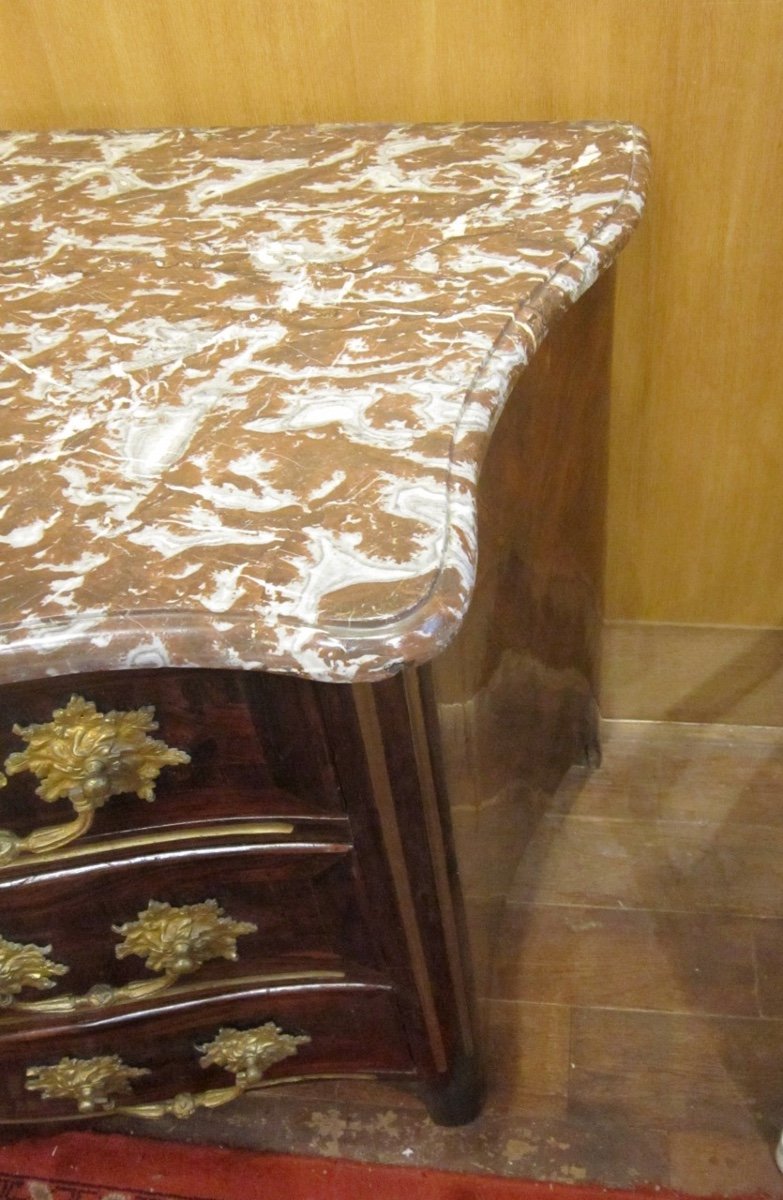 Commode d'époque Louis XV Au C Couronné-photo-2