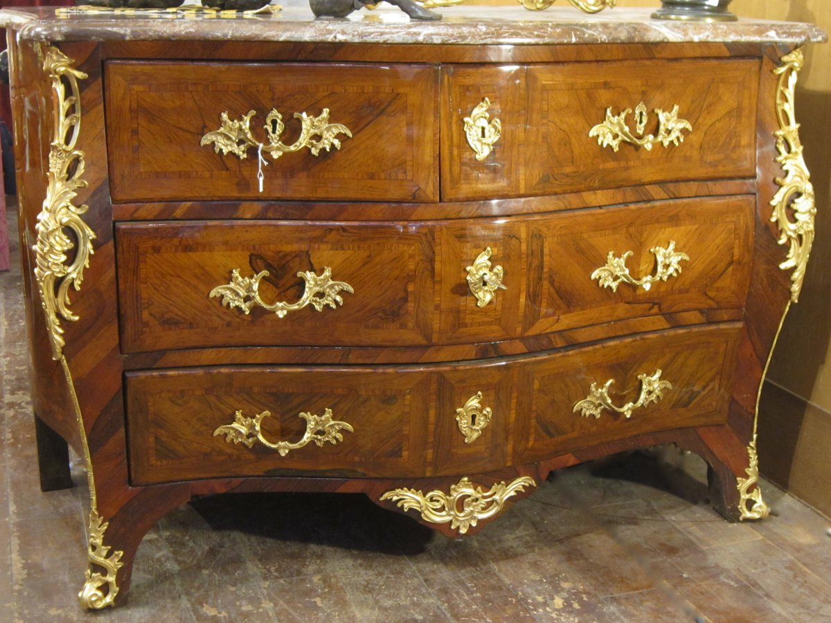 Commode Louis XV Estampillée C.m. Cochois