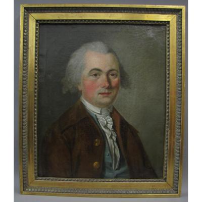 Portrait De Gentilhomme, French School 18 Century