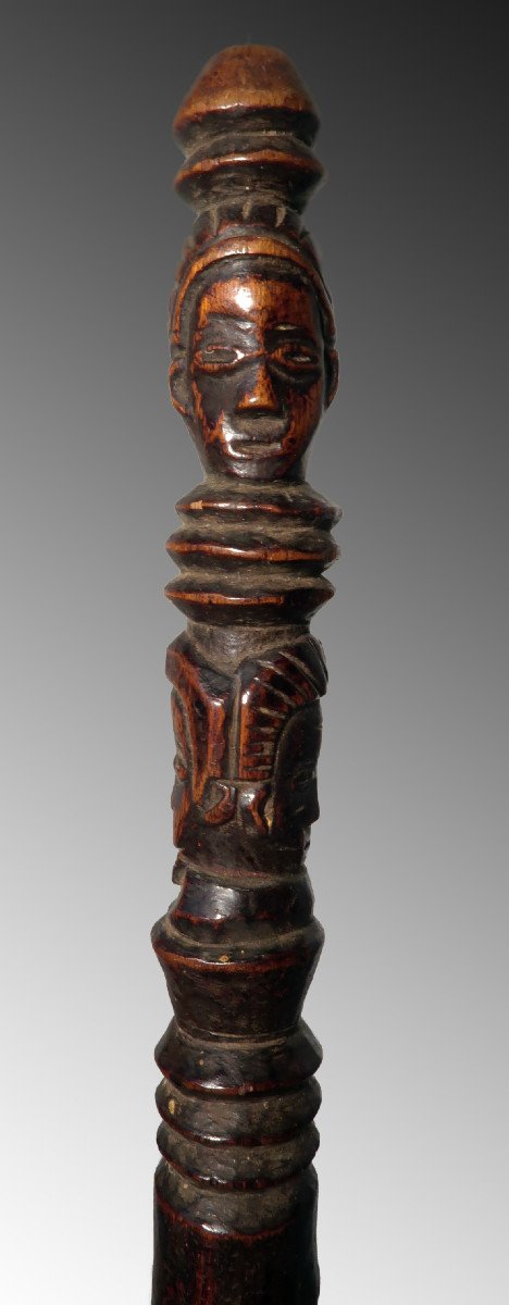 Carved Staff. Congo