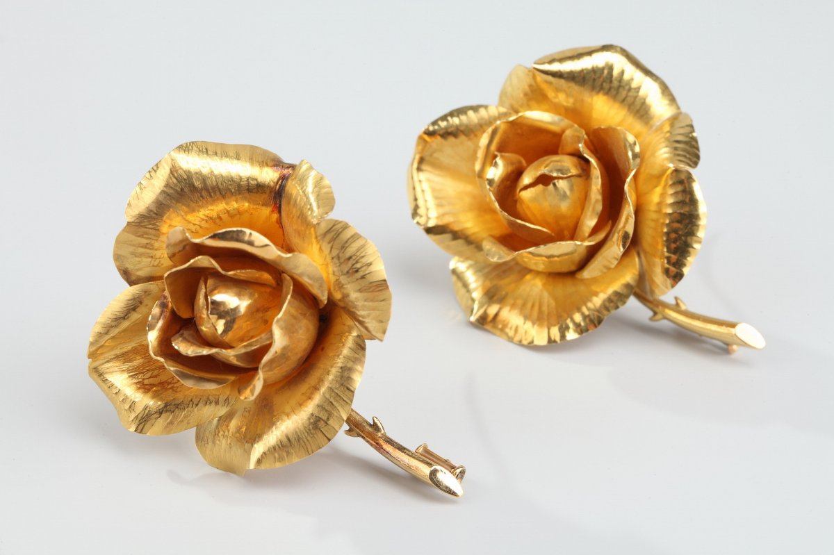 Broches Rose Hermès-photo-1