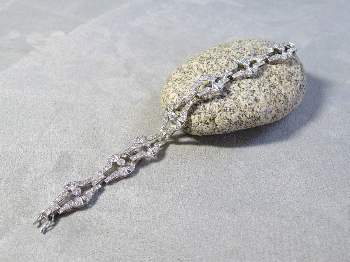 Platinum And Diamonds Bracelet-photo-2