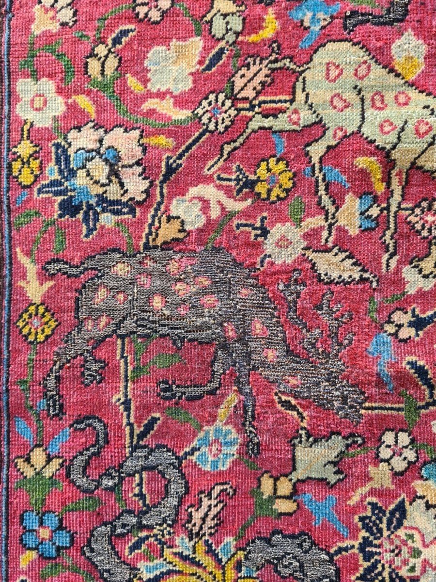 Kum-kapi,kum Kapu,carpet, Signed Four Times By Kapukian And Benjamian, 19th Century.-photo-8