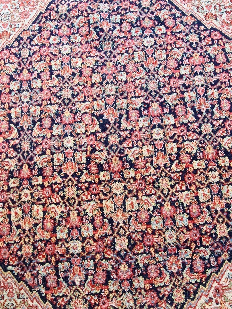 Exceptional Senneh Rug In Wool, Iran, Circa 1860.-photo-3