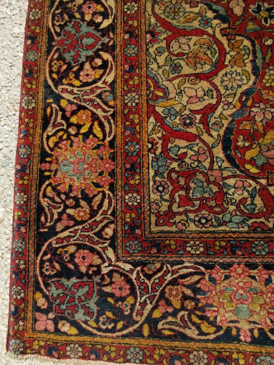 Tapis Teheran En Laine, Iran, Fin 19ème Siècle-photo-5