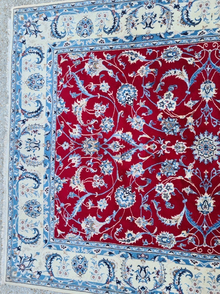 Naïn Shisla Carpet, Iranian Origin, Antique Late 20th Century-photo-4