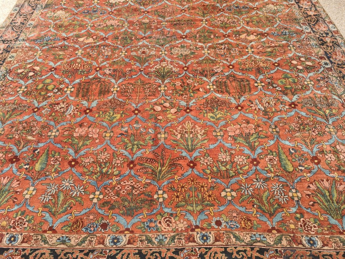 Important Tapis Seman, Iran, Vers 1920/1930-photo-4