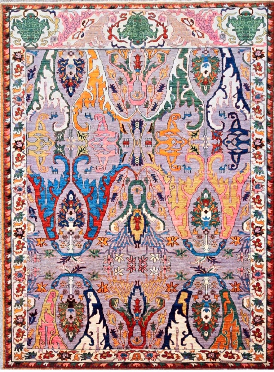 Bidjar Carpet Garrus Design, Wool, Shah Period 