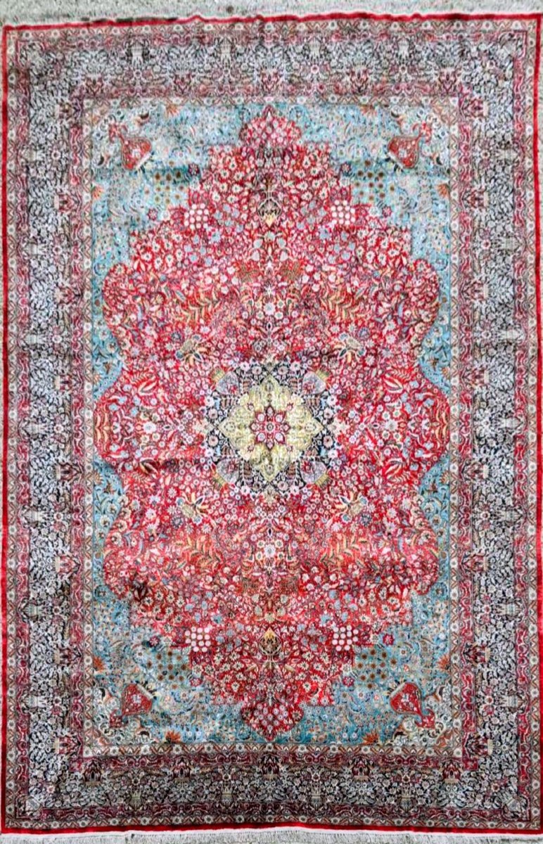 Shah's Silk Tabriz, Circa 1960