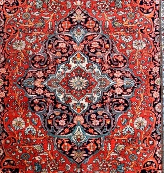 Tapis Kashan Mortachem, Iran, Fin 19e Siècle-photo-2