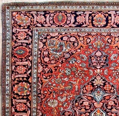 Kashan Mortachem Carpet, Iran, Late 19th Century-photo-3