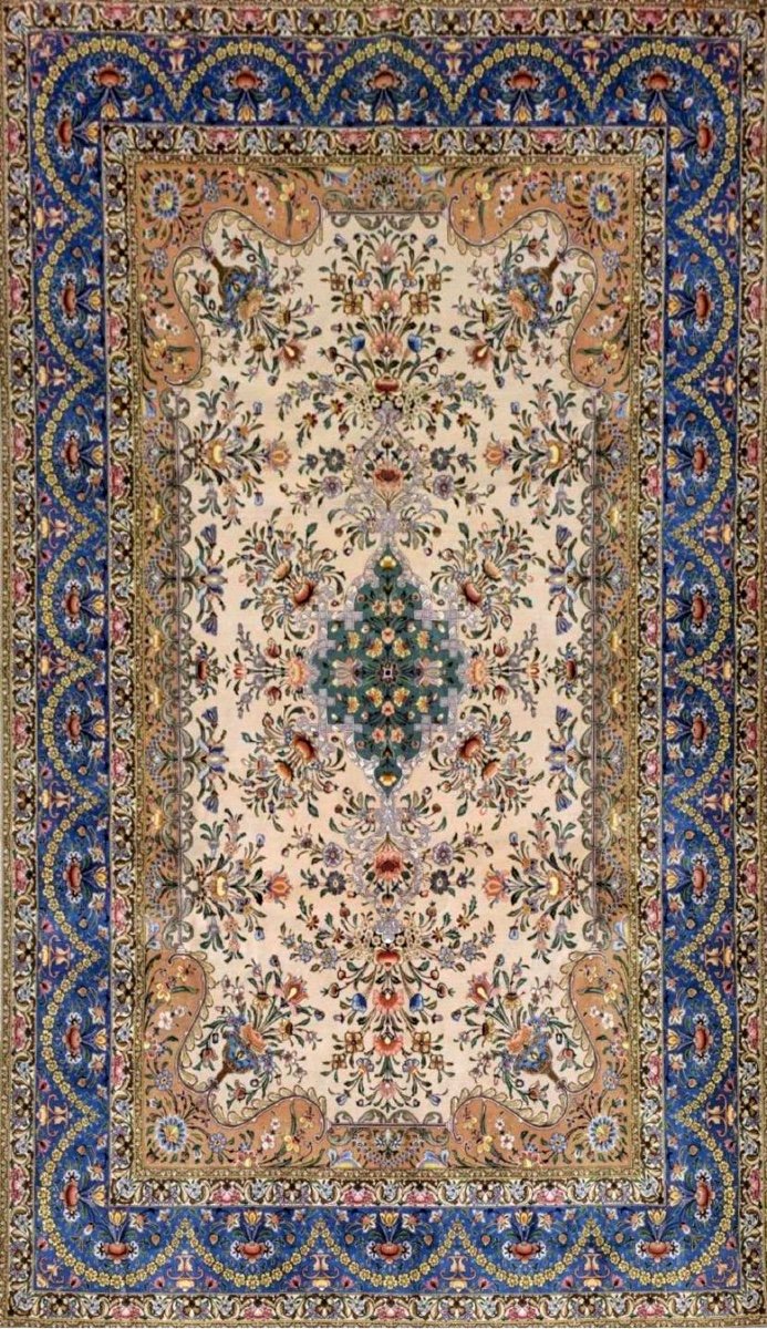 Important  Tapis Ispahan Signé, Iran, Vers 1960/65, Atelier Impérial