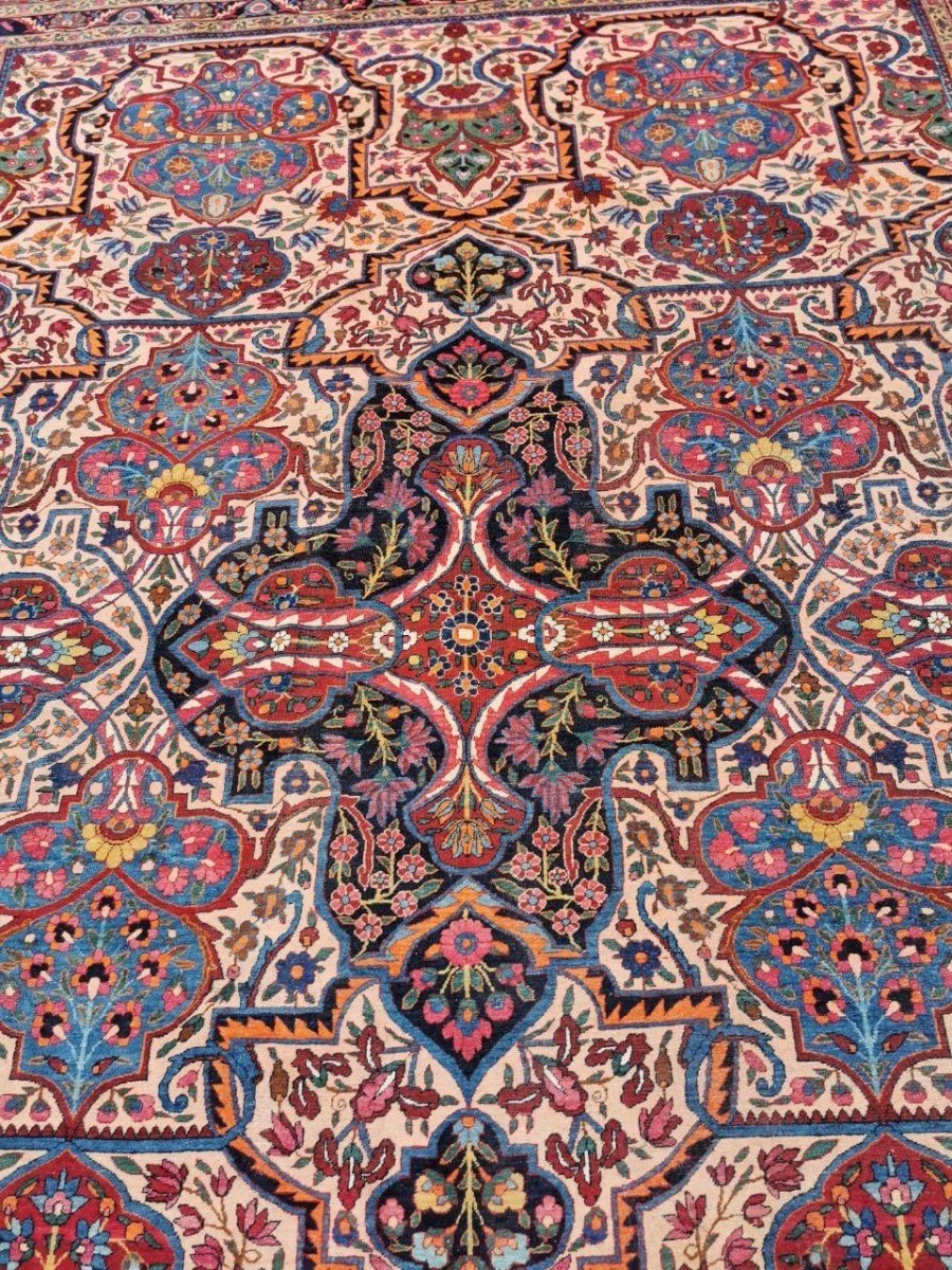 Kashan Manchester Carpet, Pahlavi Dynasty, Late 19th Century-photo-1