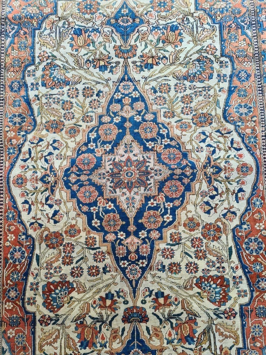 Tapis Kashan Mortachem En Laine, Iran.-photo-1