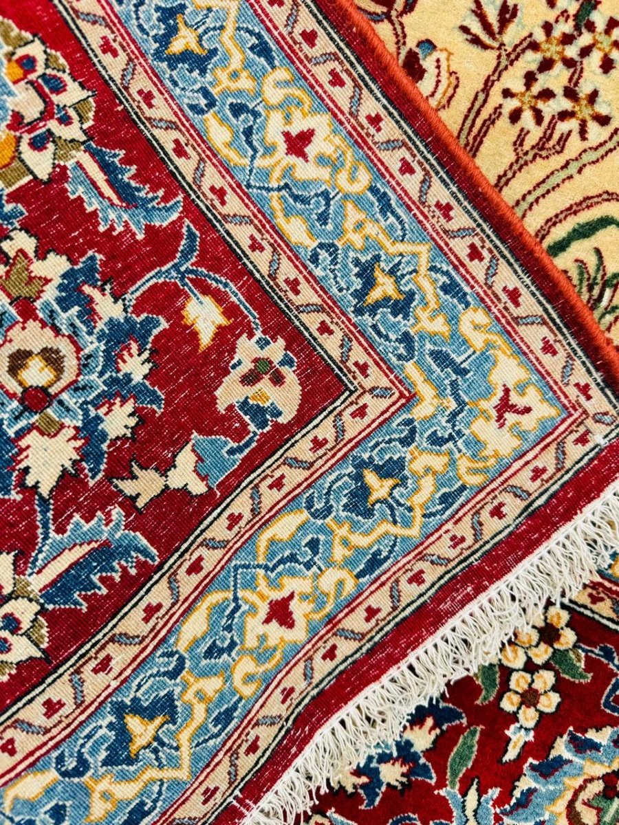 Tapis Ispahan - époque Du Shah, Iran, Vers 1970-photo-7