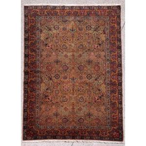 Large Hereke Wool Rug, Signed, Circa 1930.