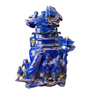  Brûle-parfum Fait En Lapis-lazuli De L’empereur, Art d'Asie