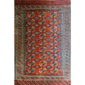 Tapis Tekke Boukhara, Turkmen, Fin 19éme Siècle