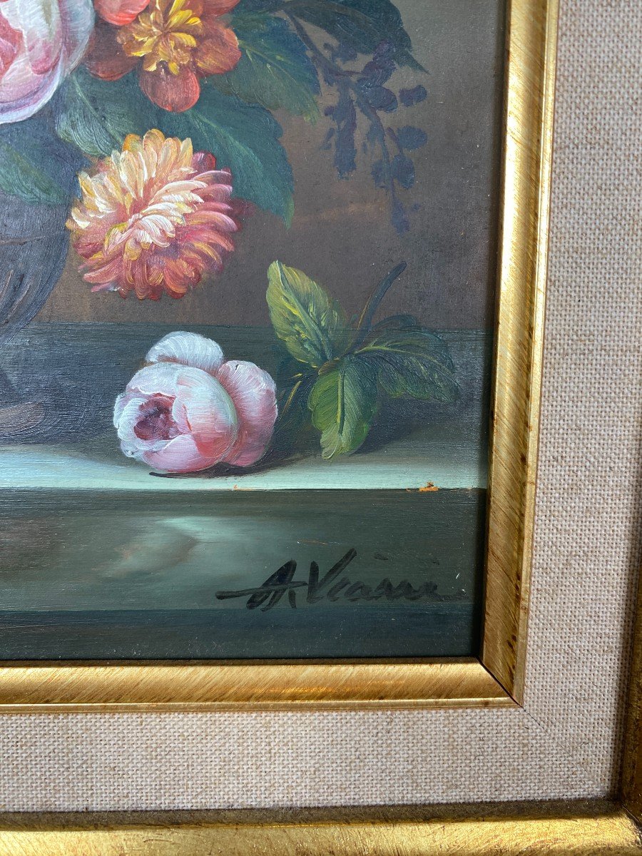 Oil On Wood, Late 19th Century, Signed A.vianni-photo-2