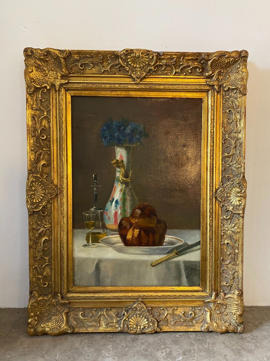 Signed Still Life From The 19th Century-photo-2