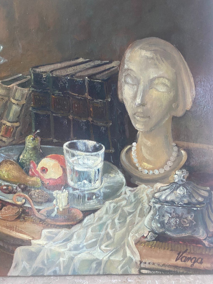 Still Life Signed Vasile Varga (1921-2005)-photo-4