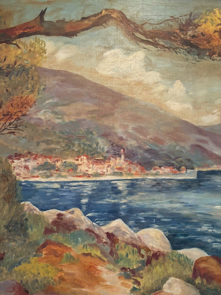 Landscape Of Menton Signed From 1934-photo-4