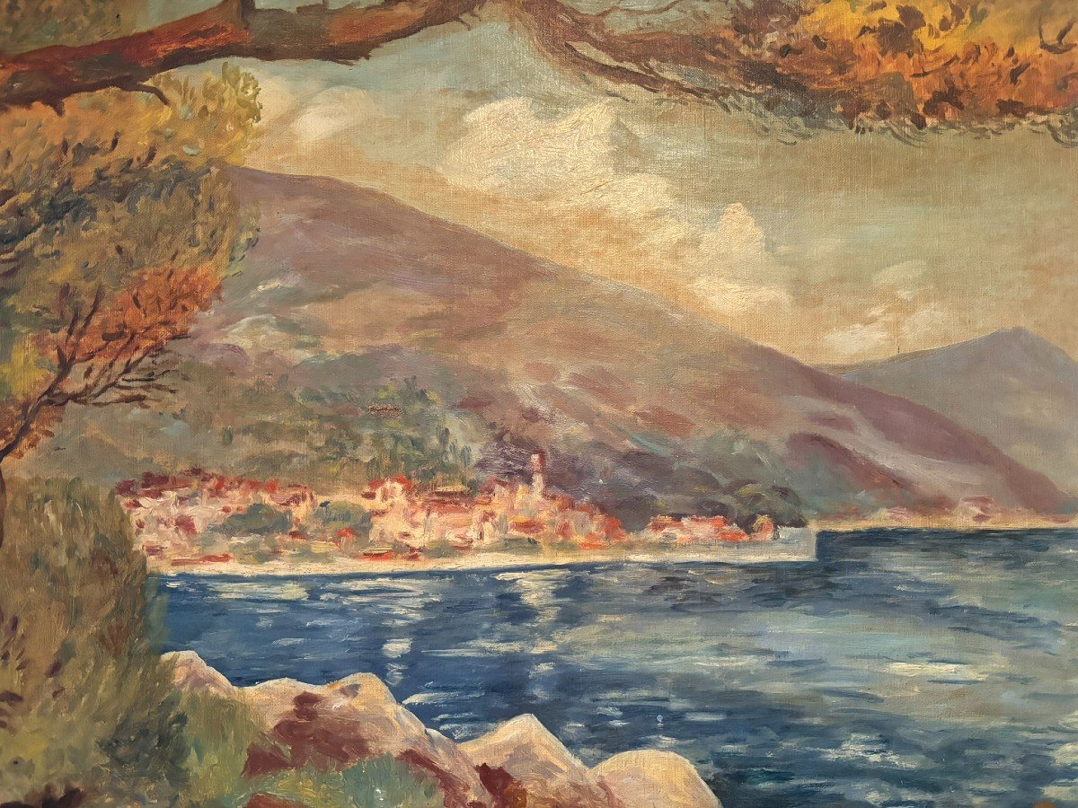 Landscape Of Menton Signed From 1934-photo-5