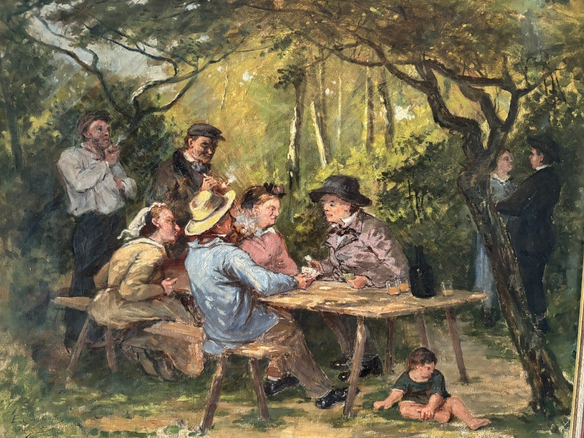 19th Century Countryside Card Game-photo-3