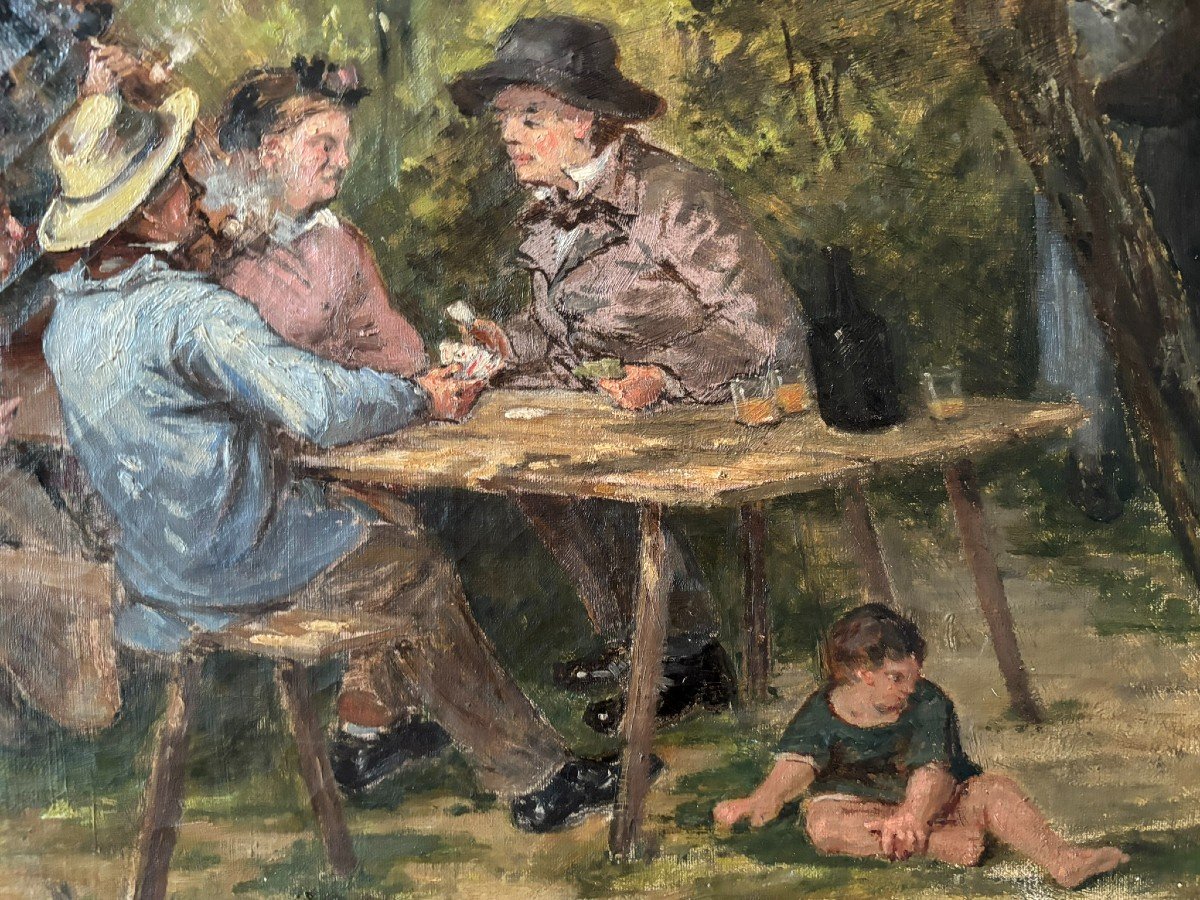 19th Century Countryside Card Game-photo-6