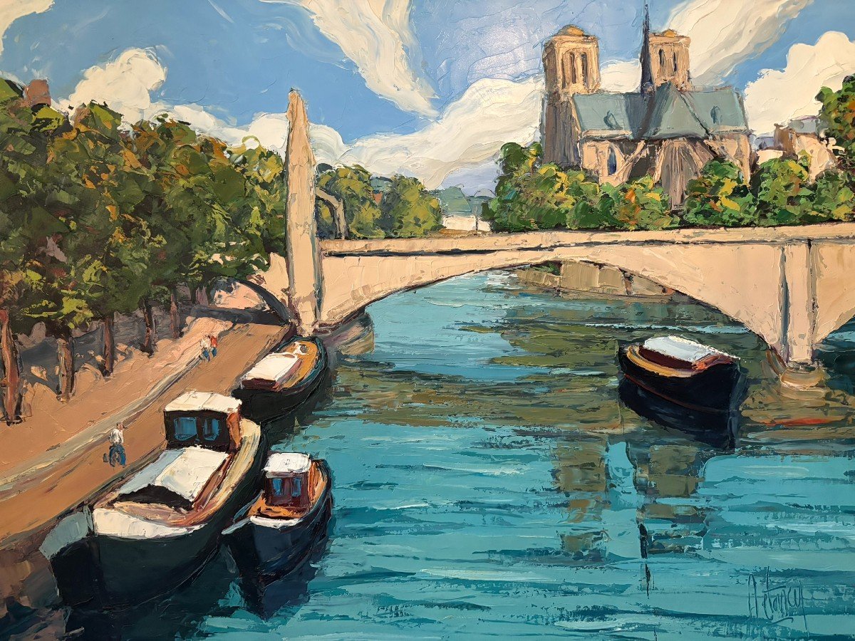 The Seine And Notre Dame De Paris-photo-3