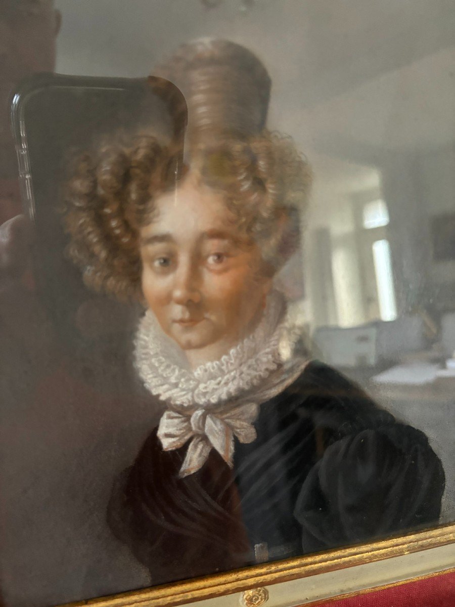 Portrait Of A Woman Circa 1800-photo-2