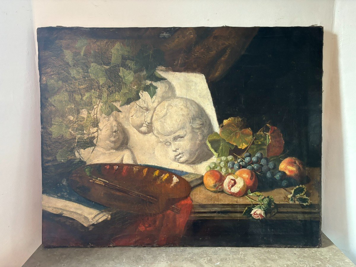 Nature Morte Du XIX -ème Siècle