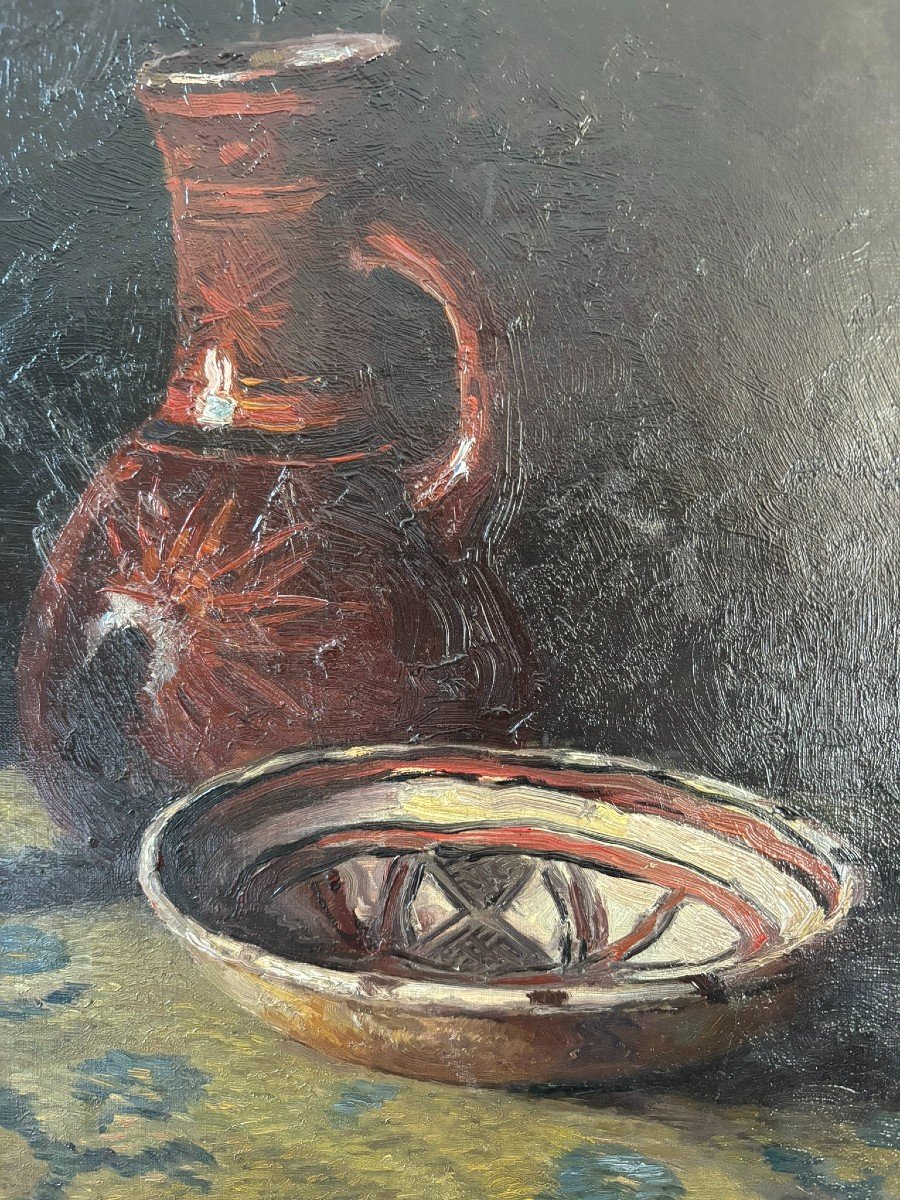 Still Life With Pottery 20th Century-photo-3