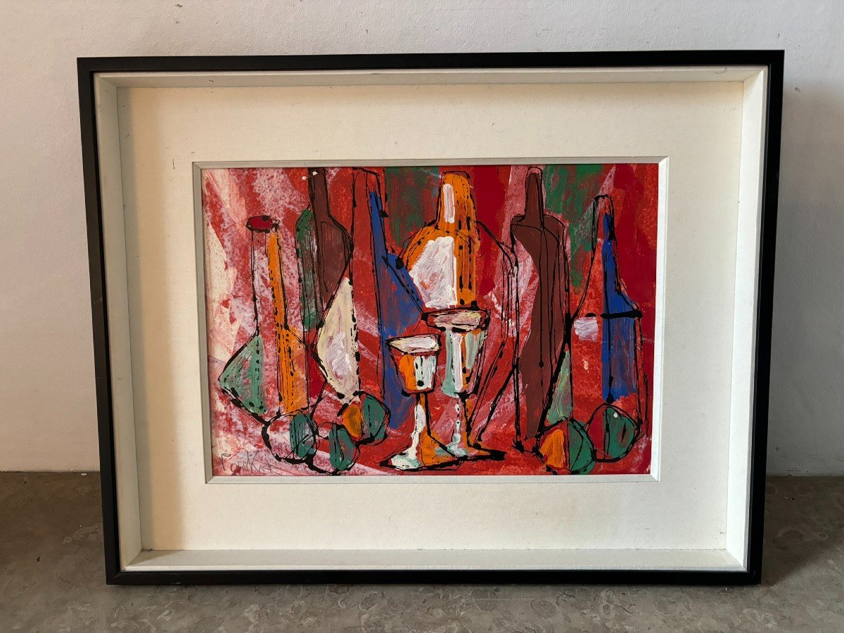 Abstract Still Life Signed Igor Prokop