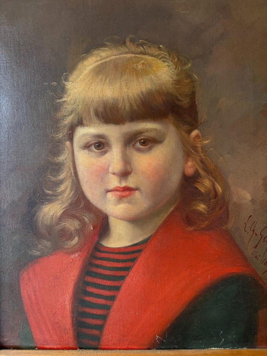 Portrait Of A Little Girl From 1887-photo-3