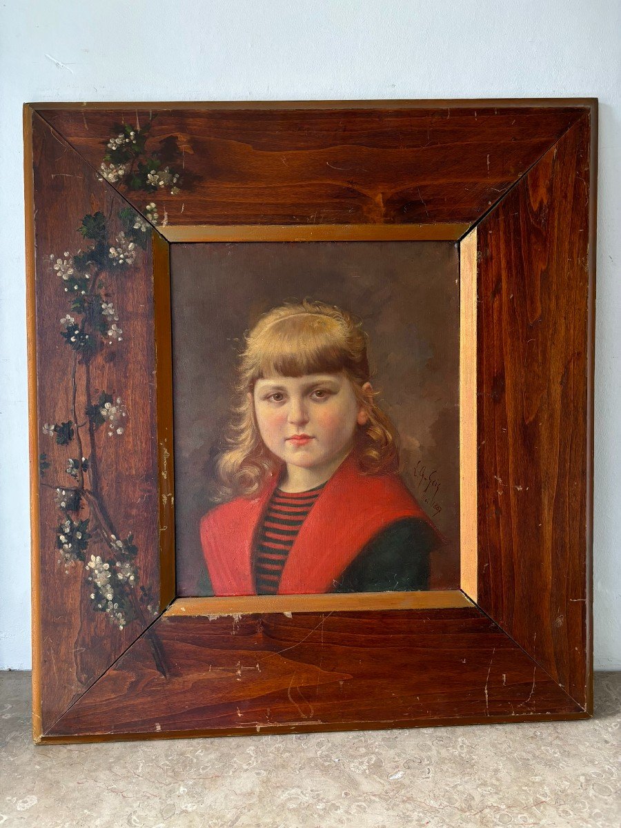 Portrait De Fillette De 1887