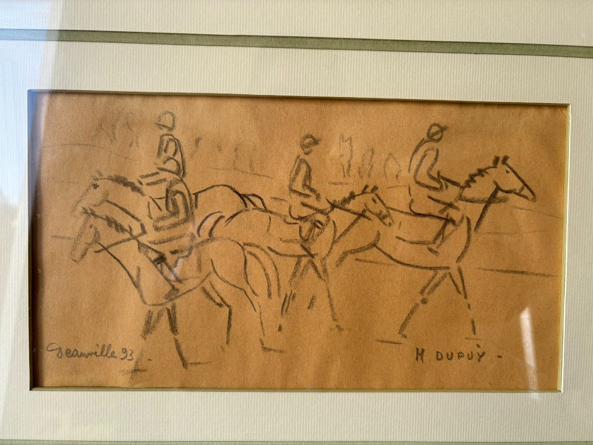 Dessin Signé Dupuy De Deauville-photo-3