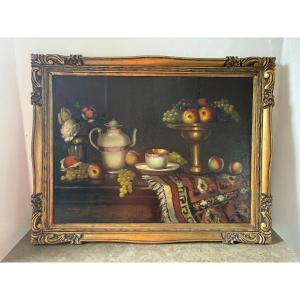 Hungarian Still Life Signed Sziklai 