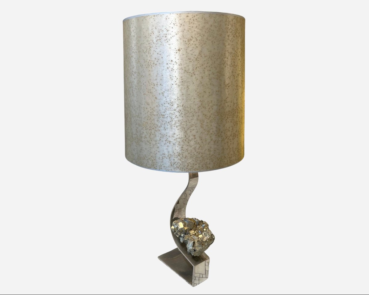 Grande Lampe « Pyrite », Par Claude De Musac, Paris, France, Vers 1970