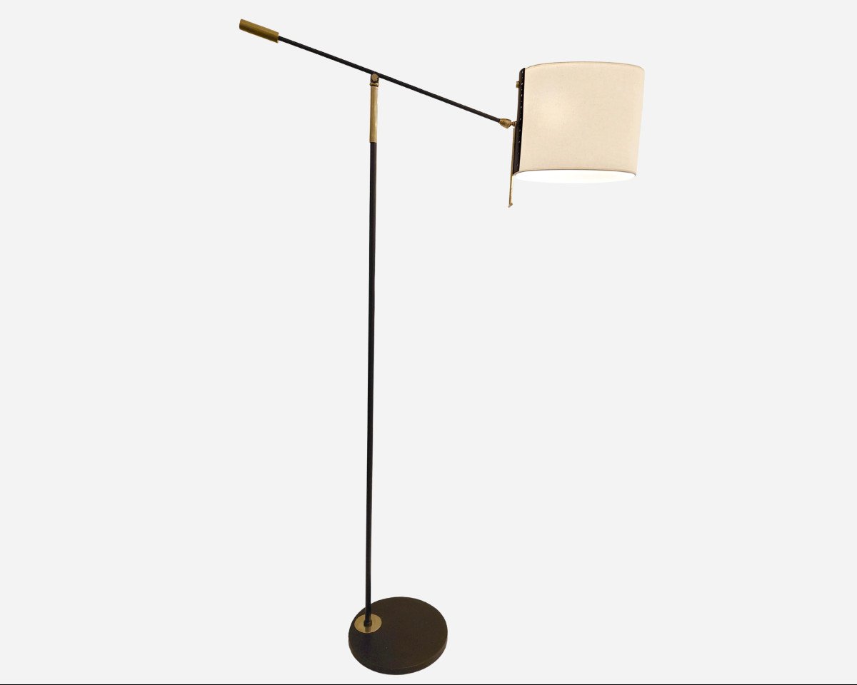 Swinging Floor Lamp, Editions Maison Lunel, Paris, France, Circa 1950