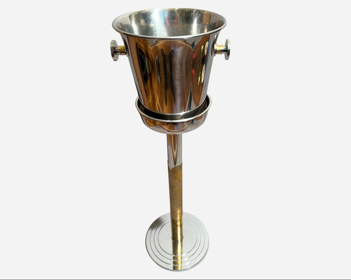 Champagne Bucket From The Liner Norway (ex Le France), Maison Wmf, Germany, Circa 1960