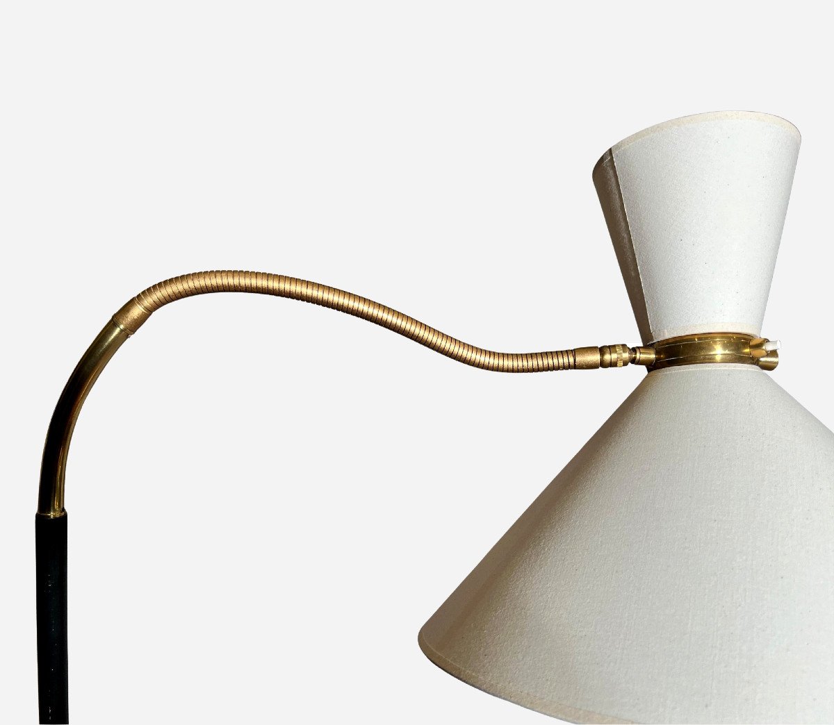 Adjustable “diabolo” Floor Lamp, Maison Lunel Editions, Paris, France, Circa 1960-photo-4